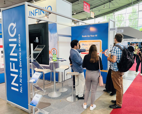 INFINIQ in ADAS Autonomous Vehicle Technology Expo 2022 introducing its DataStudio platform to the visitors (Photo: Business Wire)