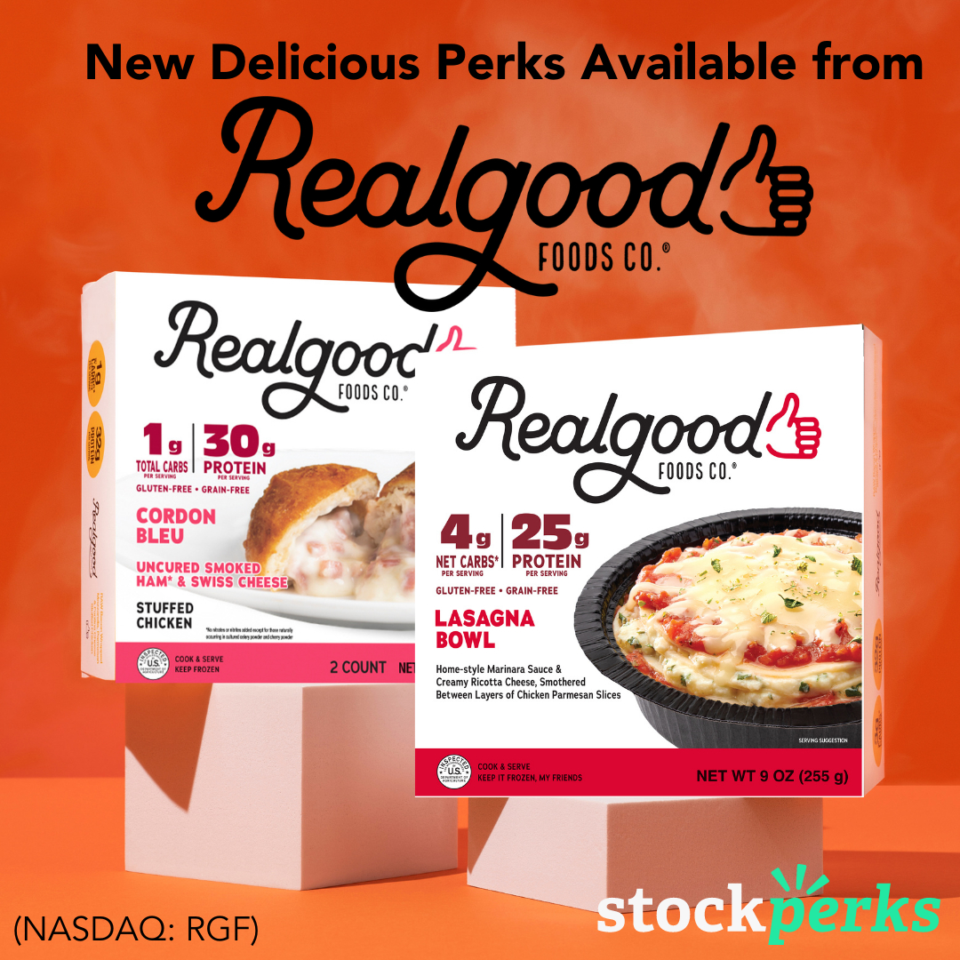 Real Good Foods Partners with Stockperks to Reward Retail Investor