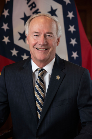 Governor Asa Hutchinson headshot (Photo: Business Wire)