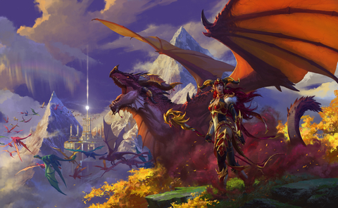 World of Warcraft Dragonflight Key Art (Graphic: Business Wire)