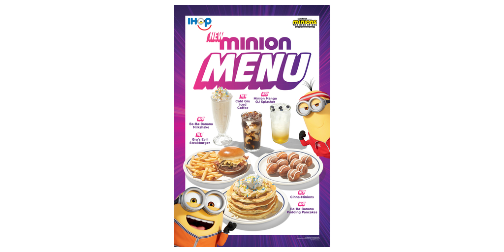 Minion' menu launches at IHOP along with kids-eat-free deal