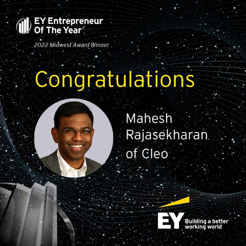 Mahesh Rajasekharan of Cleo (Graphic: Business Wire)