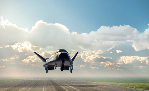 original Dream Chaser, set to launch in 2023, is the only commercial spacecraft capable of low-g earth return to compatible commercial runways worldwide, allowing immediate access to high value payloads. (Photo: Business Wire)
