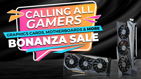The Bonanza Sale, Newegg's GPU, motherboard and gaming monitor shopping event, launched on Newegg.com. (Graphic: Business Wire)