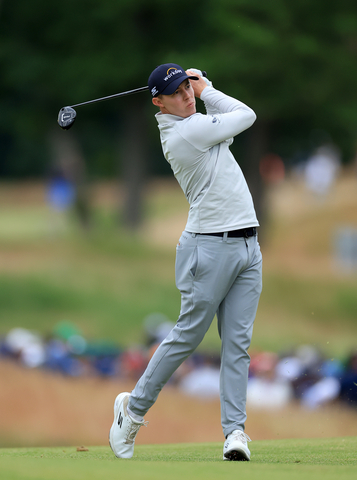 Matt Fitzpatrick, competing in Skechers GO GOLF Pro 5 Hyper™ footwear, wins 2022 U.S. Open®—his first Majors victory. Photo Credit: David Cannon via Getty