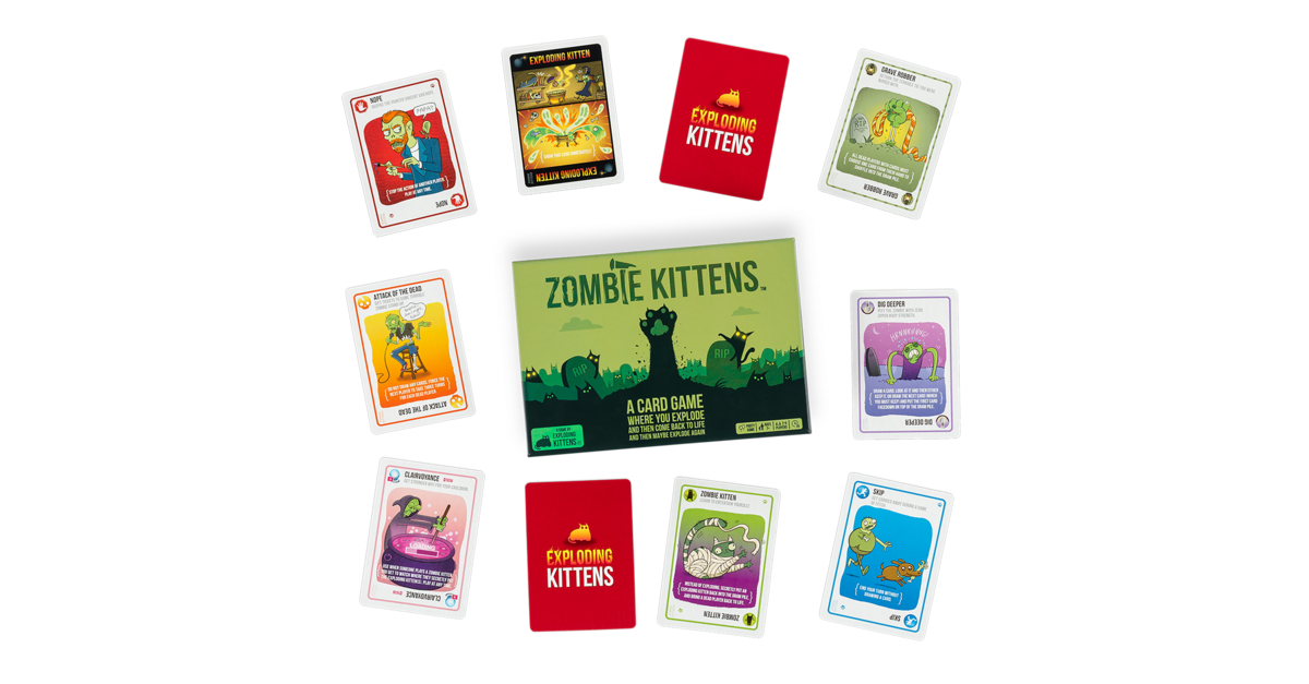 Zombie Kittens - Expansion for Exploding Kittens Card Game