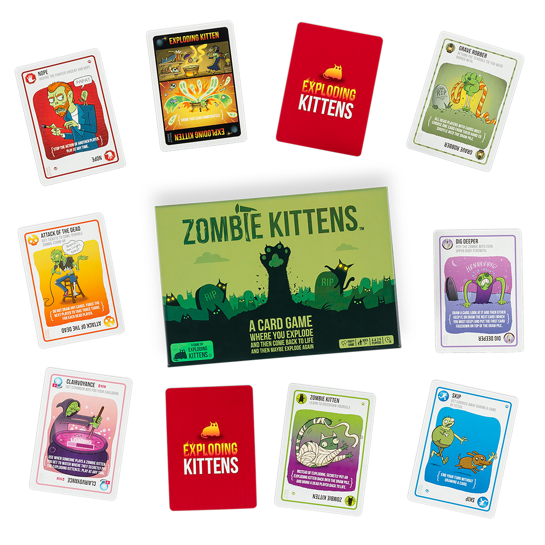 Exploding Kittens Launches Zombie Kittens, A Card Game Where You Play  Beyond The Grave