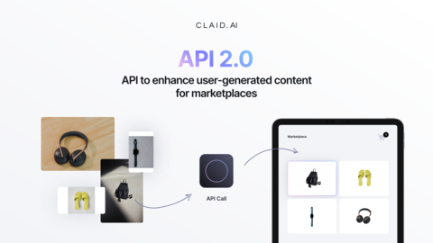 Claid. Next-gen API to enhance user-generated content for marketplaces (Graphic: Business Wire)