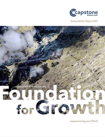 original Capstone Mining 2021 Sustainability Report (Graphic: Business Wire)