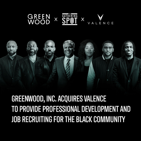The founders of Greenwood, The Gathering Spot, and Valence (Graphic: Business Wire)