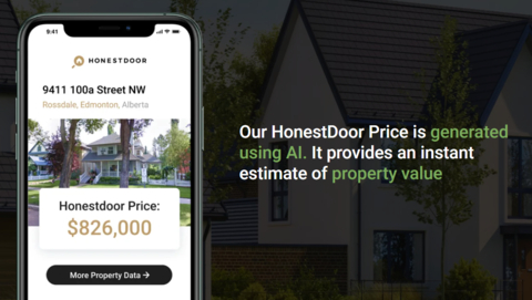 HonestDoor has announced the nationwide expansion of its home valuation service for any residential property across Canada. Consumers can now use HonestDoor to get the estimated value for any property, at no cost, including those that are not listed for sale.
 
Having access to property values through HonestDoor provides consumers with an unbiased opinion, at no cost, on the value of their own property or any other property from coast to coast. Consumers can also sign up to receive monthly updates on a property’s HonestDoor Price, and can also update their own property details to ensure the HonestDoor valuation takes into consideration renovations and other elements that may influence a property’s value. (Photo: Business Wire)