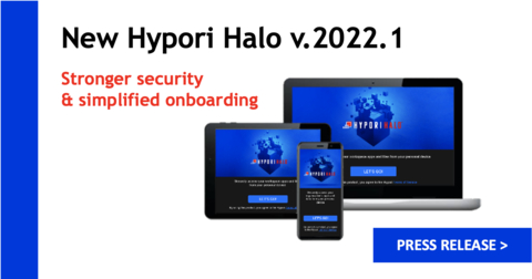 original New release of Hypori Halo 2022.1 for strengthened security, simplified onboarding, and enhanced user experience. (Graphic: Business Wire)