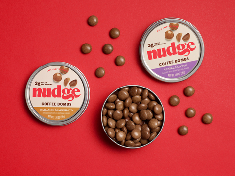Nudge® is the first brand to offer “coffee you can eat” as a creamy, healthy, and energizing snack. (Photo: Business Wire)