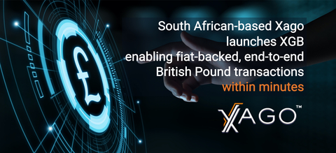 Xago Technologies (Pty) Ltd. in CAPE TOWN, South Africa, announces support for the British Pound with its stable coin XGB which is backed 1:1 with the Pound, enabling clients across the world to purchase GBP, transfer and reach its pay-out point within minutes, highly securely, compliantly and with certainty.
Xago recently announced the launch of US Dollars and USDC on its payment gateway and trade exchange adding to the existing South African Rand and Ripple’s XRP, and has now launched Pounds, with more currencies to follow shortly. (Photo: Business Wire)