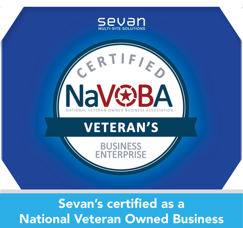 thumbnail Sevan Multi-Site Solutions, Inc. (Sevan) has earned the exclusive designation as a Certified Veteran’s Business Enterprise™ (VBE) from the National Veteran-Owned Business Association (NaVOBA). (Graphic: Business Wire)