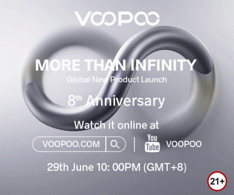MORE THAN INFINITY NEW PRODUCT LAUNCH BY VOOPOO (Graphic: Business Wire)
