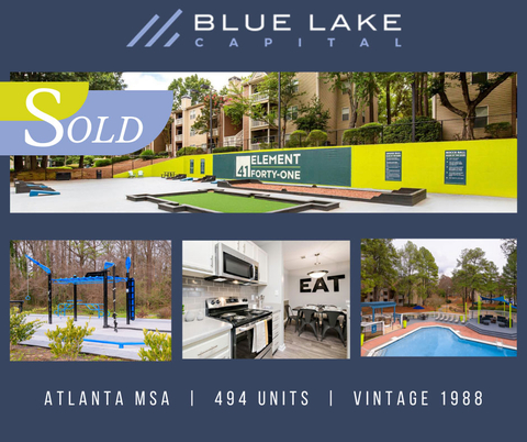 Element 41 Multifamily Property - Sold by Blue Lake Capital (Photo: Business Wire)