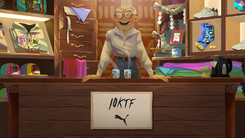 original PUMA Kicks Off Its Largest Web3 Collaboration To Date, with 10KTF Shop PUMA has entered New Tokyo, the virtual city 10KTF calls home. The shop is known for its streetwear offerings and is owned by Wagmi-san, a digital artisan whose collections and NFT community recently welcomed the global sports brand. (Photo: Business Wire)