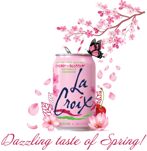 LaCroix Cherry Blossom . . . Dazzling Taste of Spring! (Graphic: Business Wire)