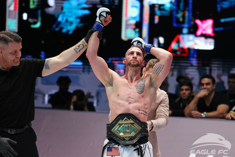 Brooklyn’s Ross Levine is the new Karate Combat World Middleweight Champion (Photo: Business Wire)