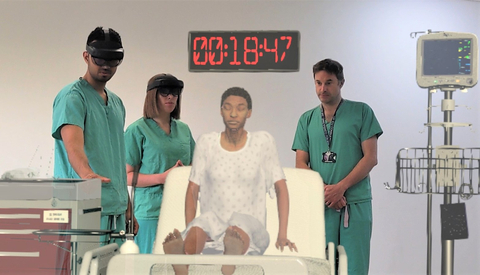 GigXR and University of Cambridge and Cambridge University Hospitals (CUH) NHS Foundation Announce Availability of Holographic Patient Simulation (Graphic: Business Wire)