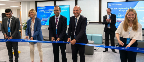 thumbnail Seen in the picture during the Ribbon Cutting Ceremony (from left to right): Deepanshu Khurana, Embassy of India; Véronique Canceill, Airbus; Amit Chadha, LTTS; Patrice Vassal, Invest in Toulouse; Marie-Eve Rigollet, Airbus (Photo: Business Wire)