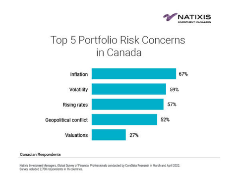 Top 5 Portfolio Risk Concerns in Canada (Graphic: Business Wire)