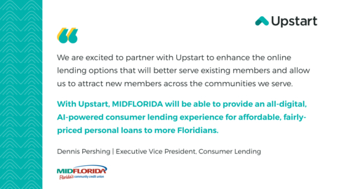 Quote from Dennis Pershing, Executive Vice President/Consumer Lending for MIDFLORIDA Credit Union (Graphic: Business Wire)