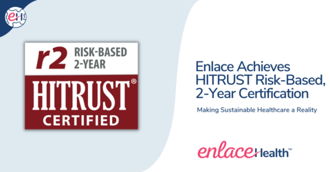 Enlace Health Achieves HITRUST Risk-Based, 2-Year Certification. (Graphic: Business Wire)
