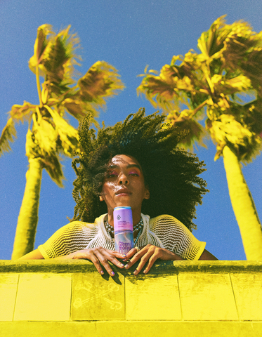Inspired by the waves of calm that come from skating by the beach, Briana King's new Green Monké cannabis-infused soda delivers a sweet pineapple and orange taste with an ear-to-ear smile-making high. (Photo: Business Wire)