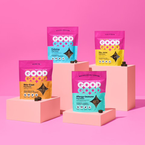 Central Garden & Pet Introduces GoodGood, a New Pet Wellness Brand Dedicated to Both Sides of the Pet-nership. Rooted in science, GoodGood was built on the idea that human and pet wellbeing are interconnected – because when pets feel good, pet parents feel good too. (Photo: Business Wire)