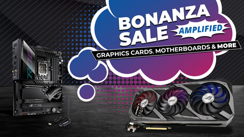 Bonanza Sale: Amplified, the third iteration of Newegg's gaming PC component summer sale series, is now under way at Newegg.com. (Graphic: Business Wire)