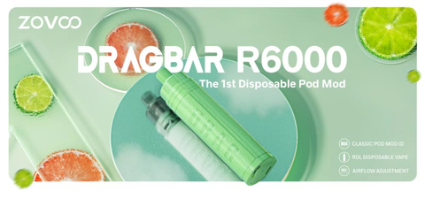 original Officially launched! “1st Disposable Pod Mod” ZOVOO DRAGBAR R6000 unveils the mystery (Photo: Business Wire)