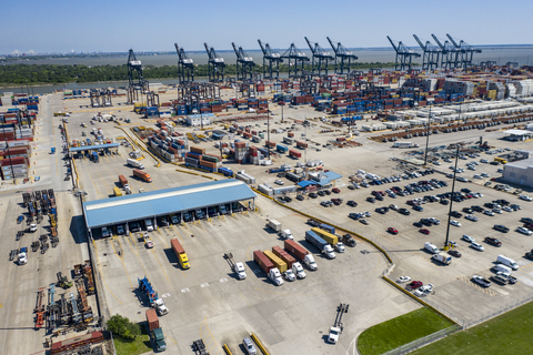 Busy days continue at Port Houston Bayport Container Terminal. (Photo: Business Wire)