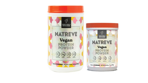 Natreve Vegan Protein Powder French Vanilla Wafer Sundae Flavor (Photo: Business Wire)