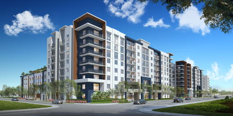 Tortoise Properties begins site prep for its Class-A luxury apartment community in West Palm Beach that will feature 264 studio, one and two-bedroom residences with 3,400+ square feet of retail frontage on Dixie Highway and 371 parking spaces. (Photo: Business Wire)
