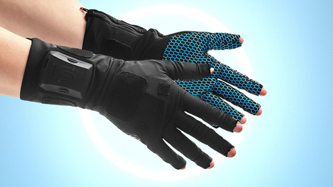 Built for the rigors of big stages and the comfort of desktop capture, the latest in hand tracking technology is here with the all-new MoCap Pro Fidelity from StretchSense. Upping the ante in lifelike hand content, the MoCap Pro Fidelity measures all finger and thumb movement at source, with a sensor for every joint. (Photo: Courtesy of StretchSense/Sensor Holdings Ltd)