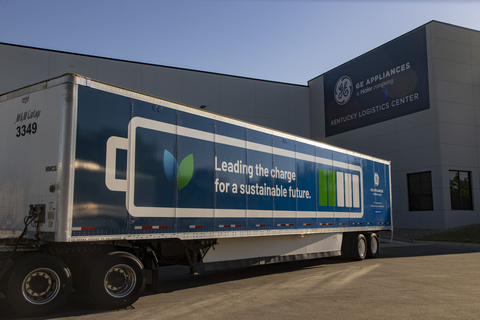 In Kentucky, the trucks will travel from the company’s Kentucky Logistics Center to GEA’s massive Appliance Park campus, carrying parts that make GE, GE Profile, and Café refrigerators. (Photo: GE Appliances, a Haier company)