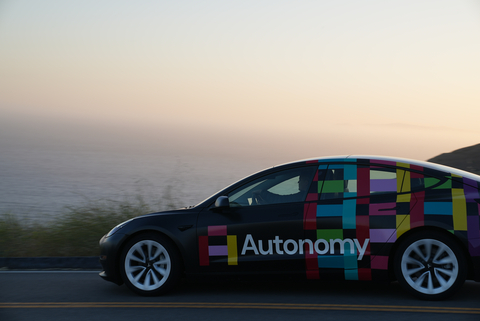 Autonomy is now available in the Google Play Store for those looking to subscribe to an EV with an Android phone. (Photo: Business Wire)