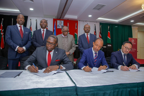 AirCarbon Exchange Signs Collaboration Agreement with the Nairobi International Financial Centre and the Nairobi Securities Exchange (Photo: AETOSWire)