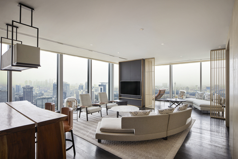 Park Hyatt Jakarta Park Suite Deluxe Living Room (Photo: Business Wire)