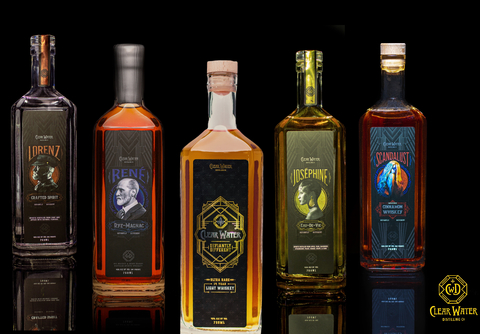 The Defiantly Different Lineup from Clear Water Distilling Co (Photo: Business Wire)