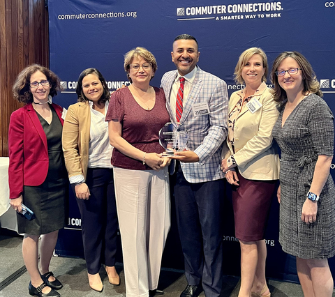 Northwest Accepts the 2022 Commuter Connections Award: Telework Category (Photo: Business Wire)