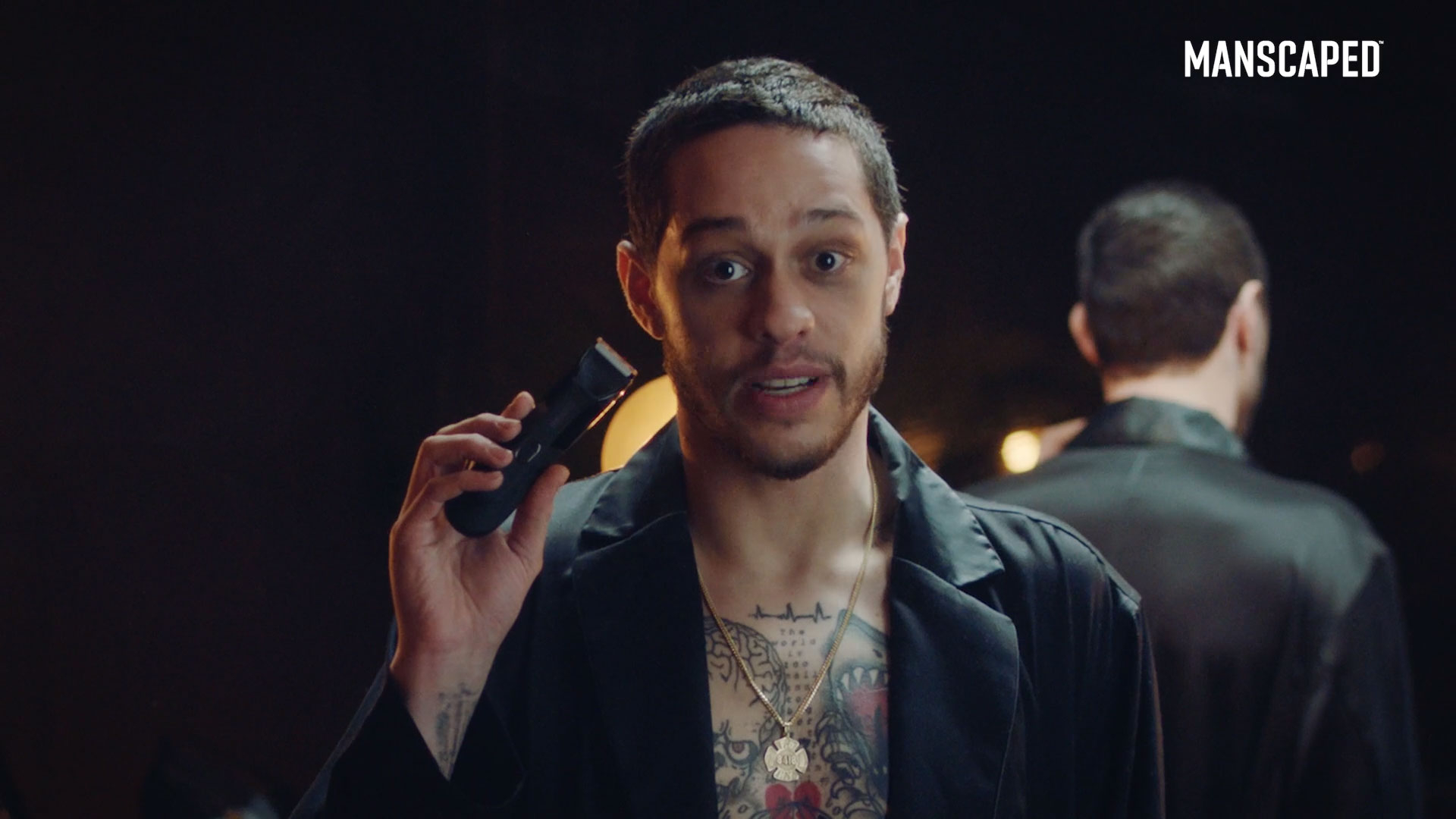 Pete Davidson stars in latest MANSCAPED commercial, officially launching their multi-year partnership.