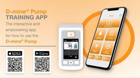 The digital Training App for the D-mine® Pump supporting the training needs (Graphic: Business Wire)