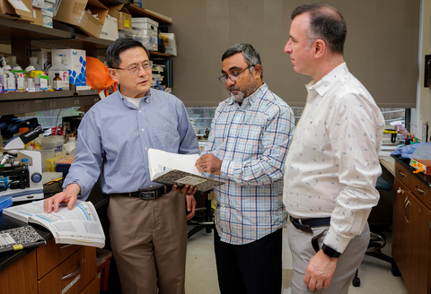 Dr. Ping Wang, MD (left) professor and chief scientific officer at the Feinstein Institutes will lead the new sepsis research. (Credit: Feinstein Institutes)