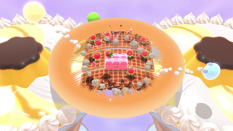 Players will race each other through these delicious obstacle courses to collect strawberries as Kirby grows, bumping other players off the stage and using familiar Copy Abilities – or Copy Food Abilities, as they are called in this game – to thwart the competition. (Graphic: Business Wire)