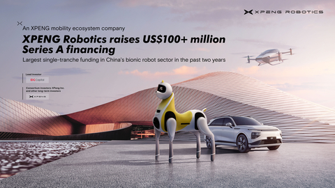 XPENG Robotics Raises US$100+ Million Series A Financing (Photo: Business Wire)