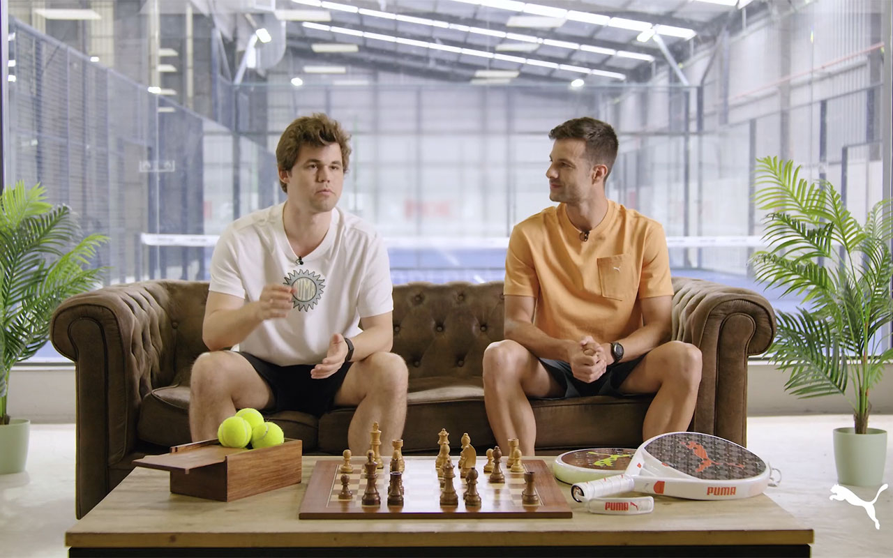 Puma faz equipa com Magnus Carlsen no Champions Chess Tour