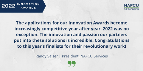 Quote from Randy Salser, President, NAFCU Services. (Graphic: Business Wire)